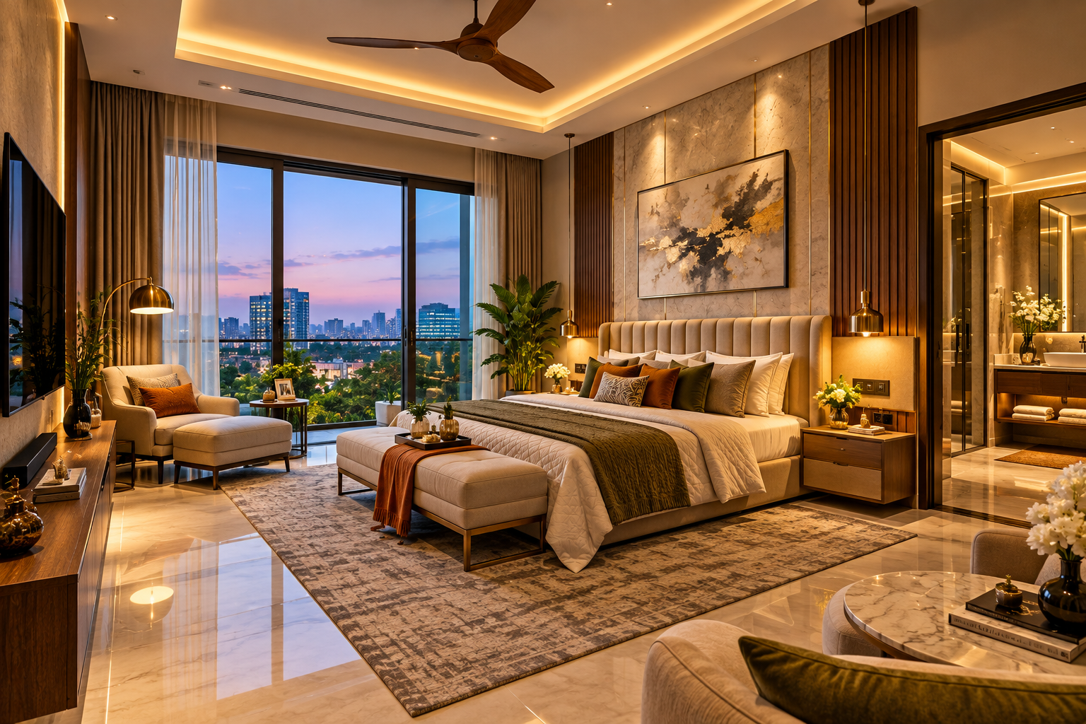 Designer Master Bedroom Suite
